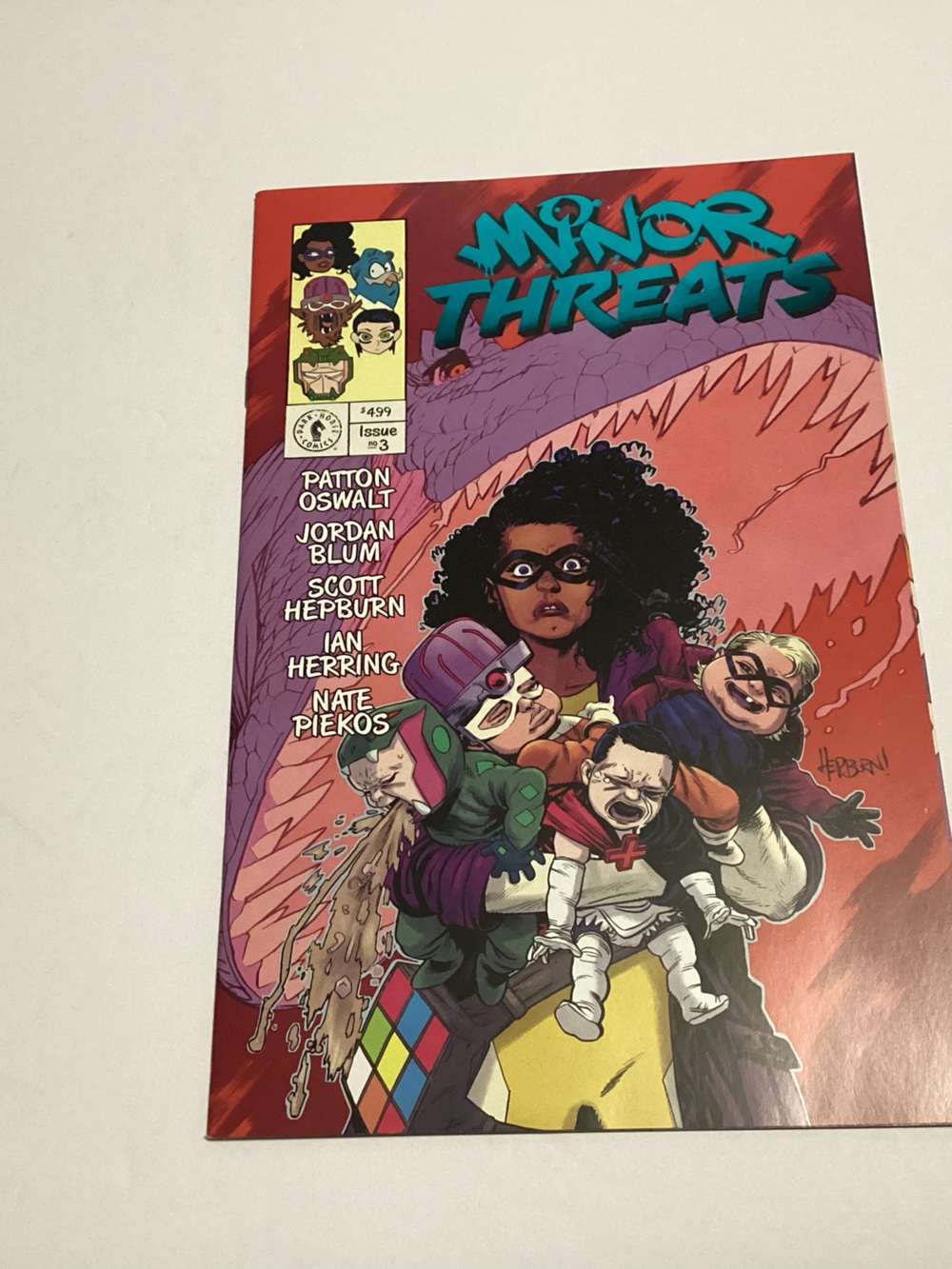 Minor Threats Comic Book - Red & Purple Cover Art